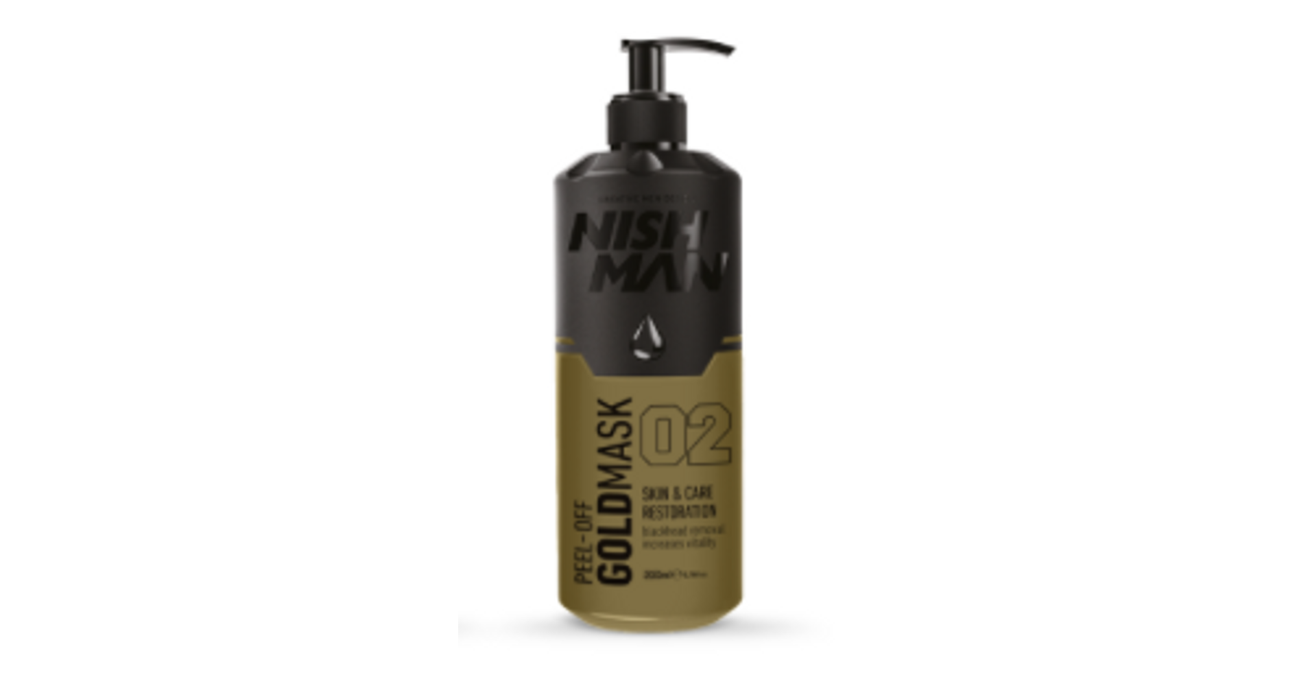 Nish Man Peel-Off arany arcmaszk 200ml - BARBERdepo Online Áruház